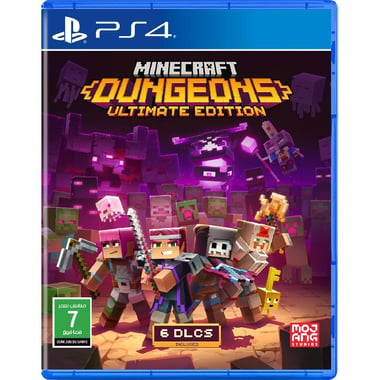 Minecraft Dungeons - Ultimate Edition, PlayStation 4 (Games), Puzzle, Blu-ray Disc