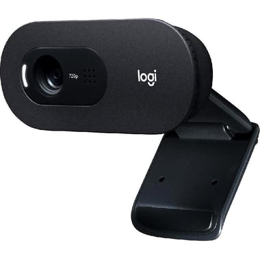 Logitech C505 HD Webcam, 720p HD Video, Black