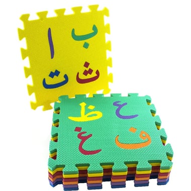 Letters, Floor Puzzle Mat, 28 Pieces, Arabic, 3 Years and Above