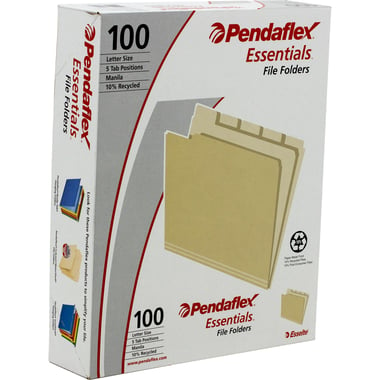Pendaflex Manila File Folder, Letter Size, Beige