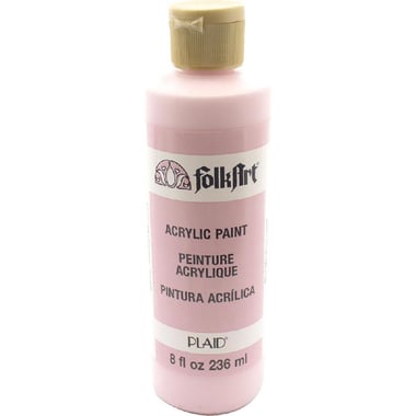 Plaid FolkArt Acrylic Paint, Baby Pink, 8.00 oz ( 227.30 ml ),