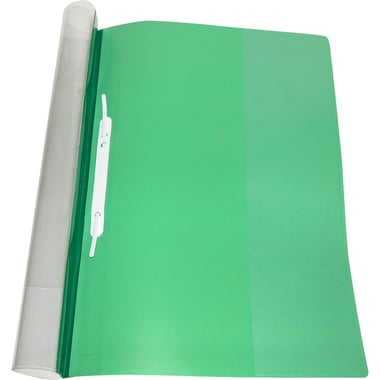 روكو LW350 غلاف تقرير وجه شفاف، F4، مشبك ورق شوكة، PVC بلاستيك، اخضر