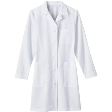 White Gown Laboratory Coat, Large