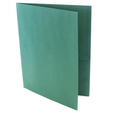 Oxford 2-Pocket Report Cover, Letter Size, Double-Tang Fasteners with Clasp, Paper, Hunter Green