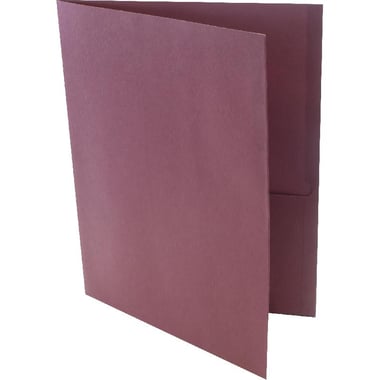 Oxford 2-Pocket Report Cover, Letter Size, Double-Tang Fasteners with Clasp, Paper, Burgundy