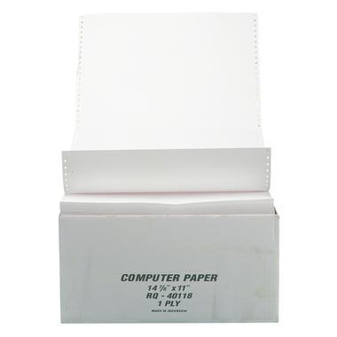 Roco Computer Paper, Plain, White, 14 7/8" X 11", 80 gsm, 2000 Sheets