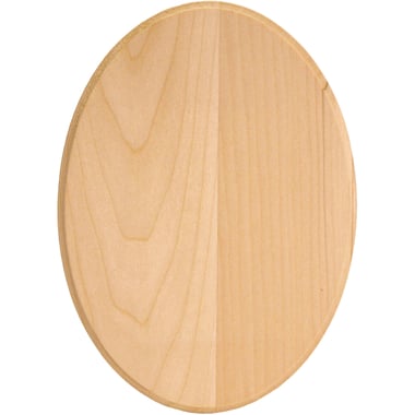 Walnut Hollow Farm Wooden Plaque, Thin, Unpainted, Oval, Natural, 12.70 cm ( 5.00 in )X 17.80 cm ( 7.01 in )
