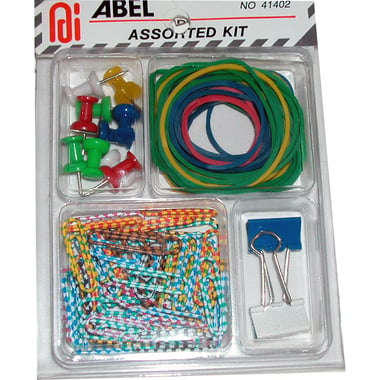 Abel Stationery Set, Plated/Paint Coated, Assorted Color