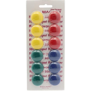 Data Zone Magnetic Signal, Round, 3 cm, Assorted Color