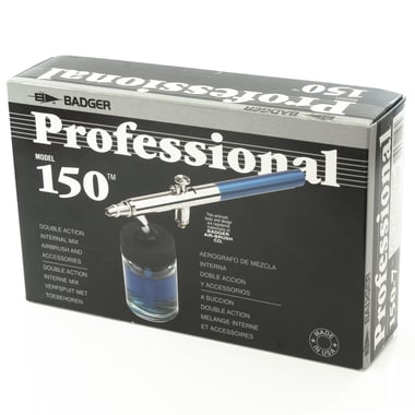Badger Professional 150 Airbrush (Dual Action) - Bottom Feed, Internal Mix, Medium Head