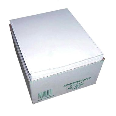 Roco Computer Paper, Plain, White, 9.5" X 11", 60 gsm, 2000 Sheets