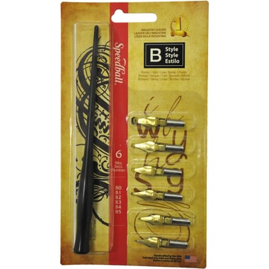 Speedball Calligraphy/Lettering Set, B Style, Round