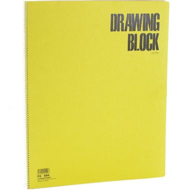 Maruman Block Drawing Pad, Olive, Acid Free, White, F6 (10.5 X 16.5 cm), 20 Sheets