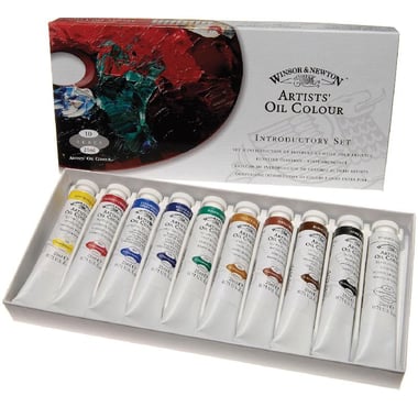 Winsor & Newton Artists' Introductory Set Oil Color Set, 10 Colors 21.00 ml ( .74 oz )