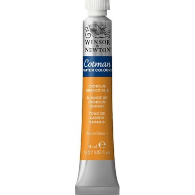 Winsor & Newton Cotman Watercolor, Cadmium Orange, 8.00 ml ( .28 oz )