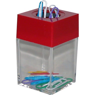 Abel Magnetic Clip Dispenser, Square, Assorted Color