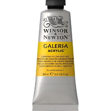 Winsor & Newton Galeria Acrylic Color, Cadmium Yellow - Deep, 60.00 ml ( 2.11 oz )