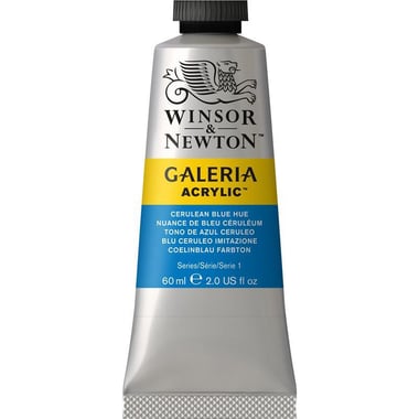 Winsor & Newton Galeria Acrylic Color, Cerulean Blue, 60.00 ml ( 2.11 oz )