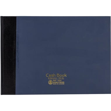 Bassile Freres Cash Book, English, 8 Columns, 200 Pages (100 Sheets), 25.00 cm ( 9.84 in )X 35.00 cm ( 13.77 in )