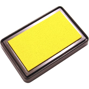 Stamp Pad, Yellow, 88 X 54 mm