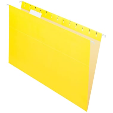 Pendaflex Hanging File, Legal/A4/Letter/Foolscap, 1/5 Tab Cut, Yellow
