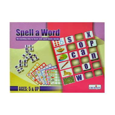 Creatives Spell A Word Word Game, 5 Years and Above, English