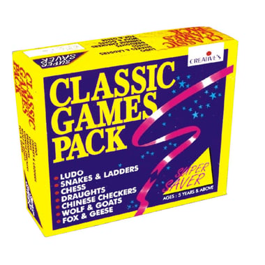 Creatives Classic Games Pack Fun Game, 10 Years and Above, English