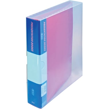 Display Book, 80 Pocket, A4, PP Material, Assorted Color