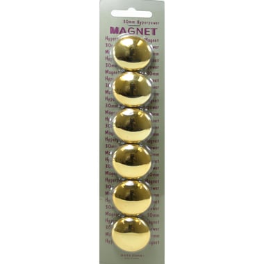 Data Zone Magnetic Signal, Round, 3 cm, Gold