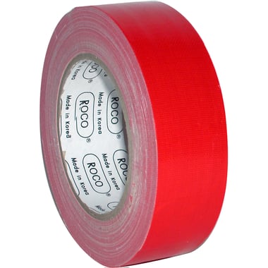 Roco Cloth Tape, 1.5" X 25 m, Red