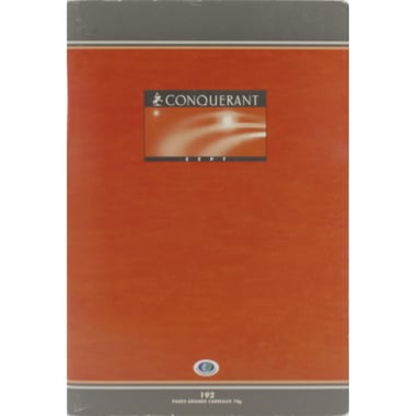 Conquerant Classique Notebook (Seyes), A4, 192 Pages (96 Sheets), Square Ruled (French)