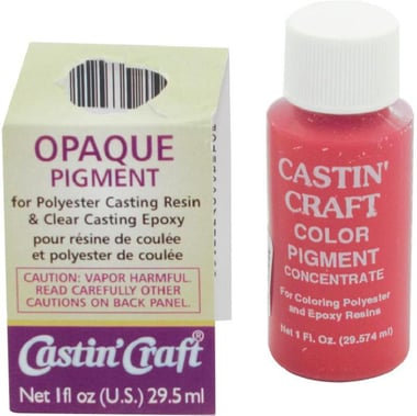Castin Craft Opaque Pigment Casting Colors, Bottle, Red, 1.00 oz ( 28.41 ml ), .50 kg ( 1.10 lb )