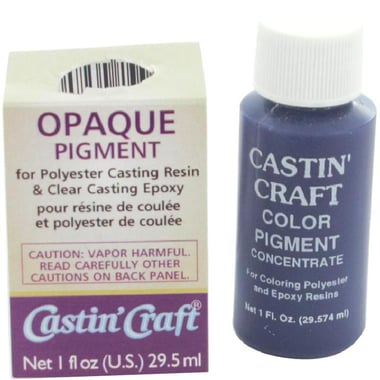 Castin Craft Opaque Pigment Casting Colors, Bottle, Blue, 1.00 oz ( 28.41 ml ), .50 kg ( 1.10 lb )