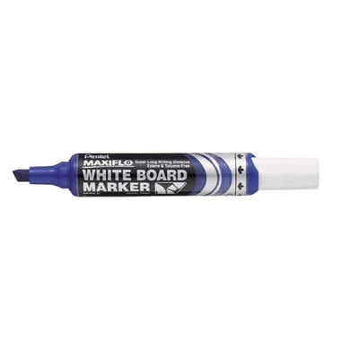 Pentel MaxiFlo Whiteboard Marker, 1.5 - 3 mm Chisel Tip, Blue