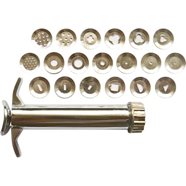 Clay Gun with Discs Clay Tool, Silver