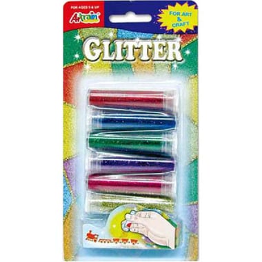 Artrain Glitter - 6 Colors, Glitter Art