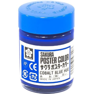 Sakura Poster Color, Cobalt Blue Hue, 30.00 ml ( 1.06 oz )