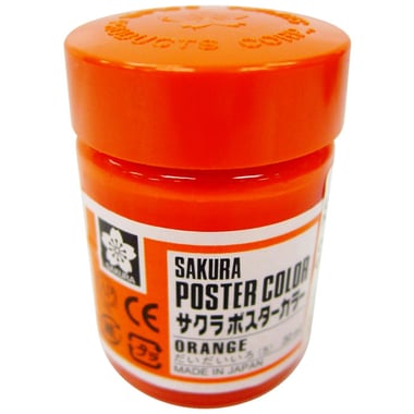 Sakura Poster Color, Orange, 30.00 ml ( 1.06 oz )