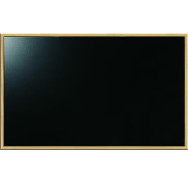 Blackboard, Black;Natural, 90.00 cm ( 2.95 ft )X 60.00 cm ( 1.97 ft )