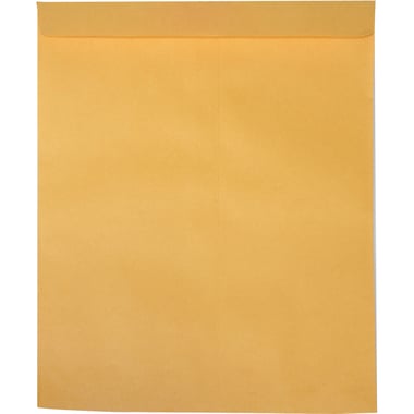 Catalog Envelopes, Kraft Paper, Adhesive, 12.00 in ( 30.48 cm )X 15.50 in ( 39.37 cm ), Brown