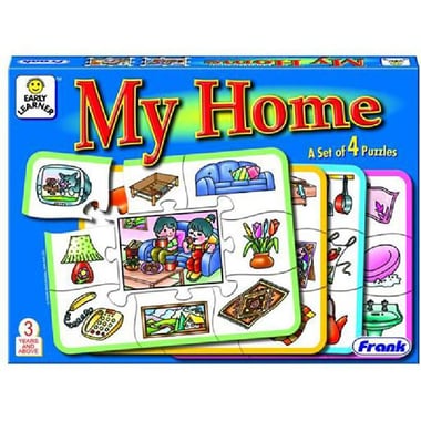 Frank Early Learner My Home Mix & Match, Set of 4 - 36 Pieces, English, 3 Years and Above
