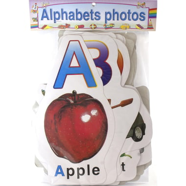 Alphabet with Pictures Cutout, English
