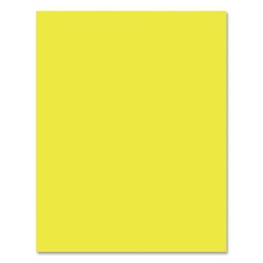Poster Board، Fluorescent Yellow، بوصة ( 71.12 سم 28.00 )X بوصة ( 55.88 سم 22.00 )، 230‎ gsm