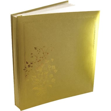 NCL Photo Album, Gold Cover, Post-bound, 28 X 32.5 cm, 20 Sheets (Magnetic)