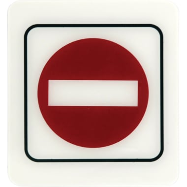 Deflecto Self Adhesive Sign, "Do Not Enter", Assorted Color