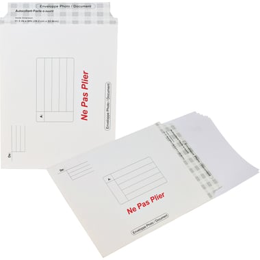 Airmail Envelopes, Paper, Adhesive, 11.50 cm ( 4.53 in )X 22.86 cm ( 9.00 in ), White