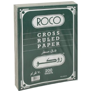 Roco Crossruled Planning Pad, Letter, White
