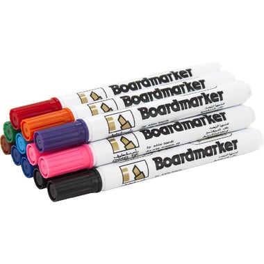 Roco Whiteboard Marker, 1.5 - 3 mm Chisel Tip, Assorted Color