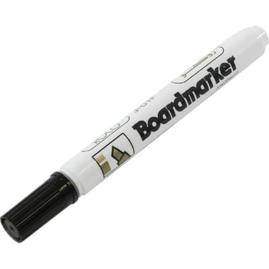 Roco Whiteboard Marker, 1.5 - 3 mm Chisel Tip, Black