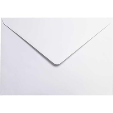 Roco White Envelopes, Paper, Gum, 8.00 in ( 20.32 cm )X 5.50 in ( 13.97 cm )